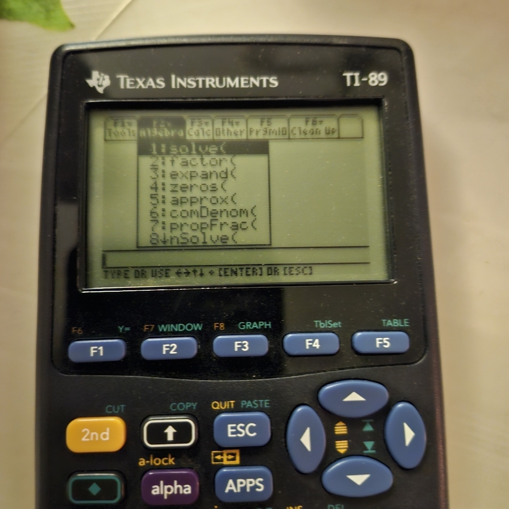 Texas Instruments TI-89 Graphing Calculator - Black - Picture 6 of 8